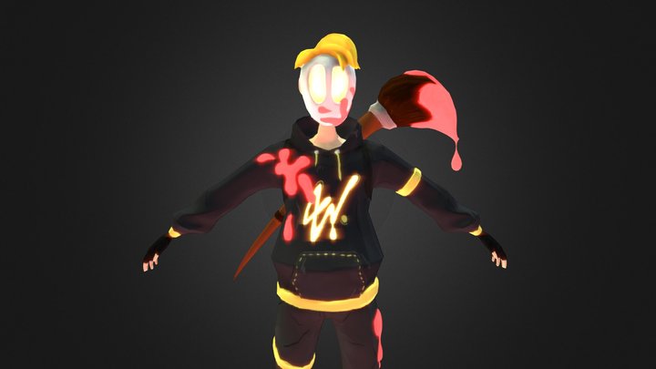 Weltor stylised character 3D Model