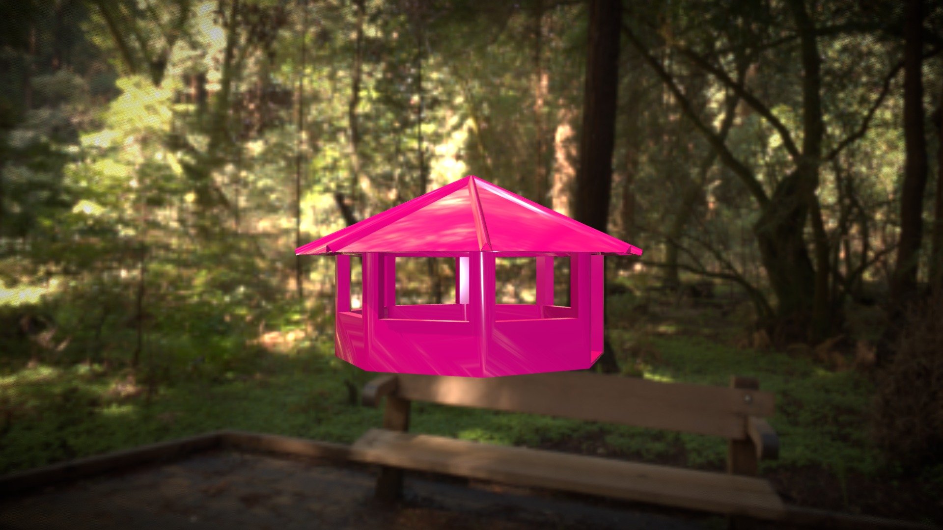 Duke Pavilion — Sketchfab embed 3D viewer