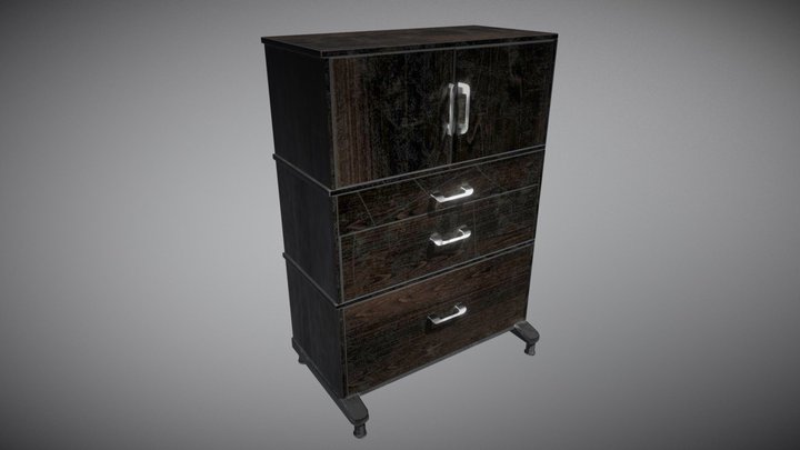 Chest of Drawers 3D Model