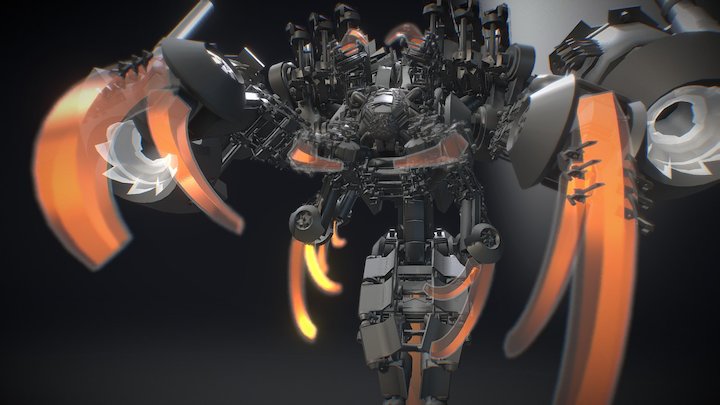 ZBrush 4R4 how to draw mech using insert mesh.3