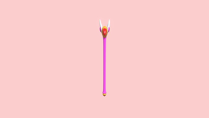 Sakura Cardcaptor - Sealing Wand 3D Model