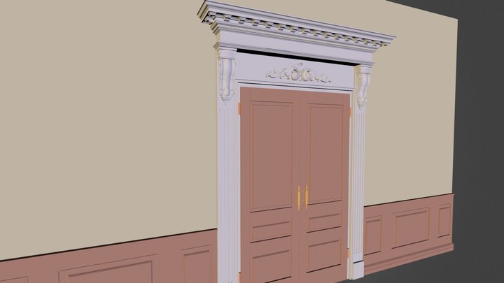 Villa's door 3D Model