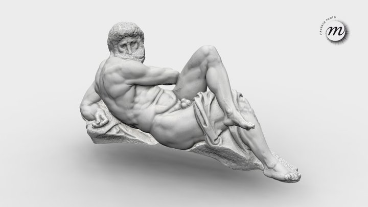Le Jour - The Day - Michelangelo 3D Model