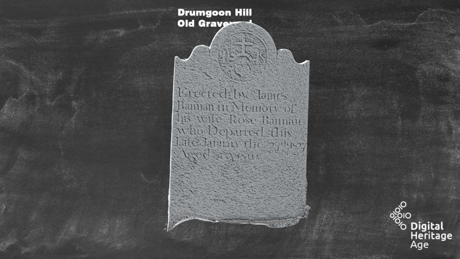 Drumgoon Hill - Old Graveyard Headstone 455