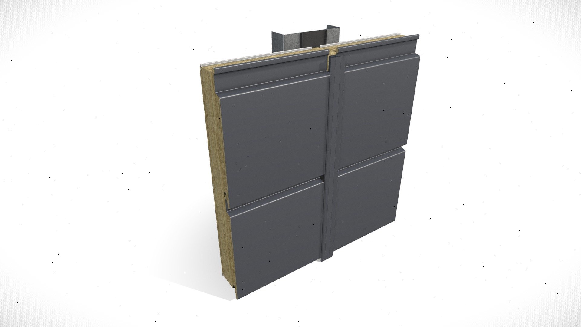 System Evolution Inline Silver K-Roc - 3D model by kingspan.facades ...