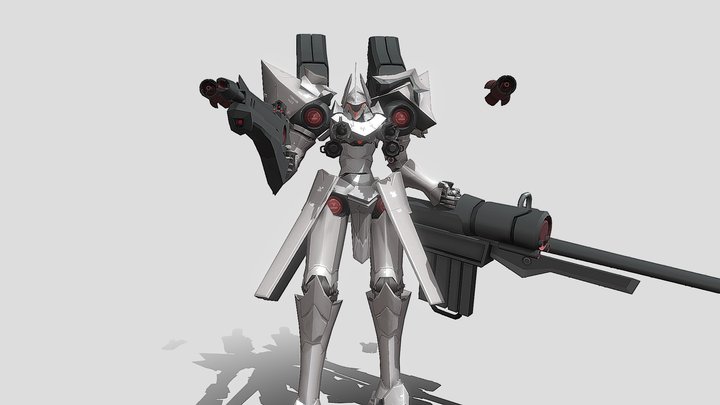 HavenFlower: Commander Daemon Vertical Armor 3D Model