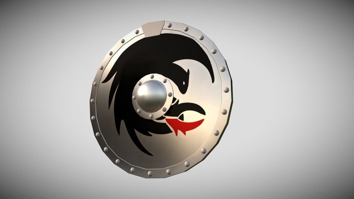 Hiccup’s Shield 3D Model