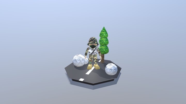 prospal karakter Yosua 173140319111001 3D Model
