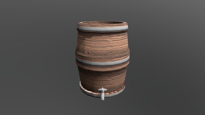 Beer Keg 3D Model