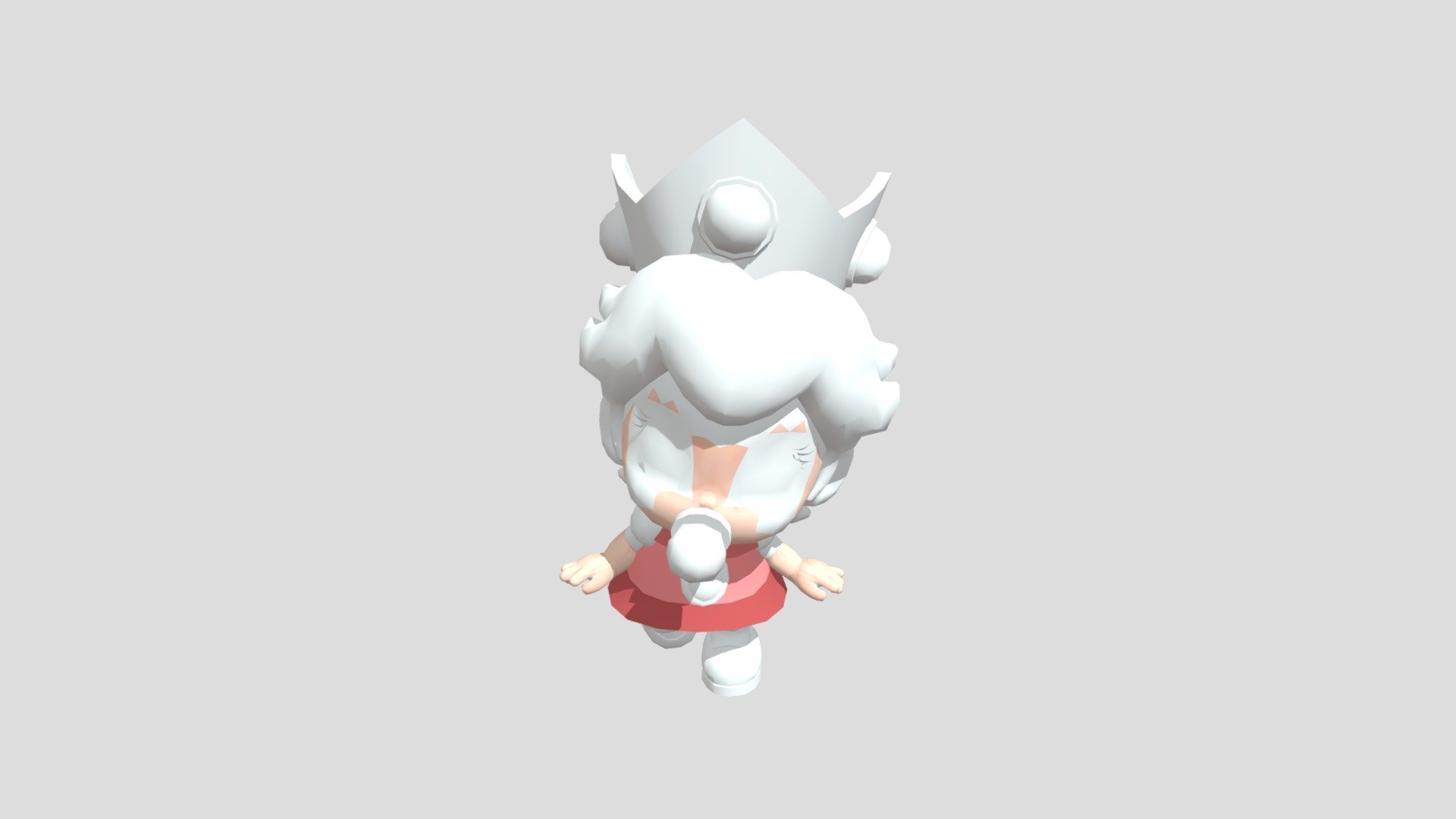 Wii - Super Smash Bros Brawl - Baby Peach Trophy - 3D model by ...