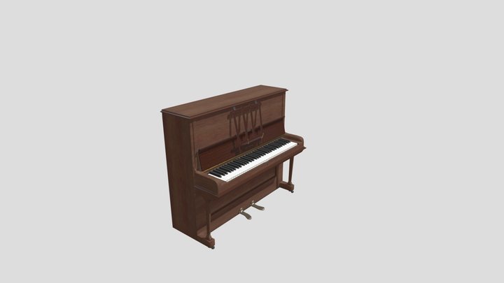 Dagmar Piano 3D Model