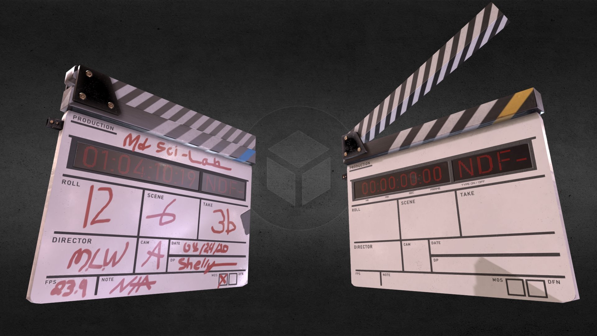 Film / Movie Slate or Clapperboard