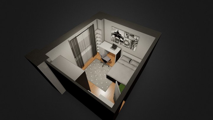 Newoffice - Dormitor 3D Model