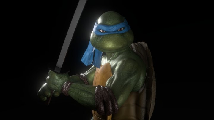 Leonardo - Teenage Mutant Ninja Turtles 3D Model