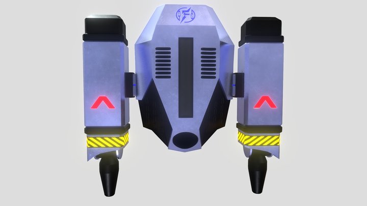 ブースターパック 3D Model