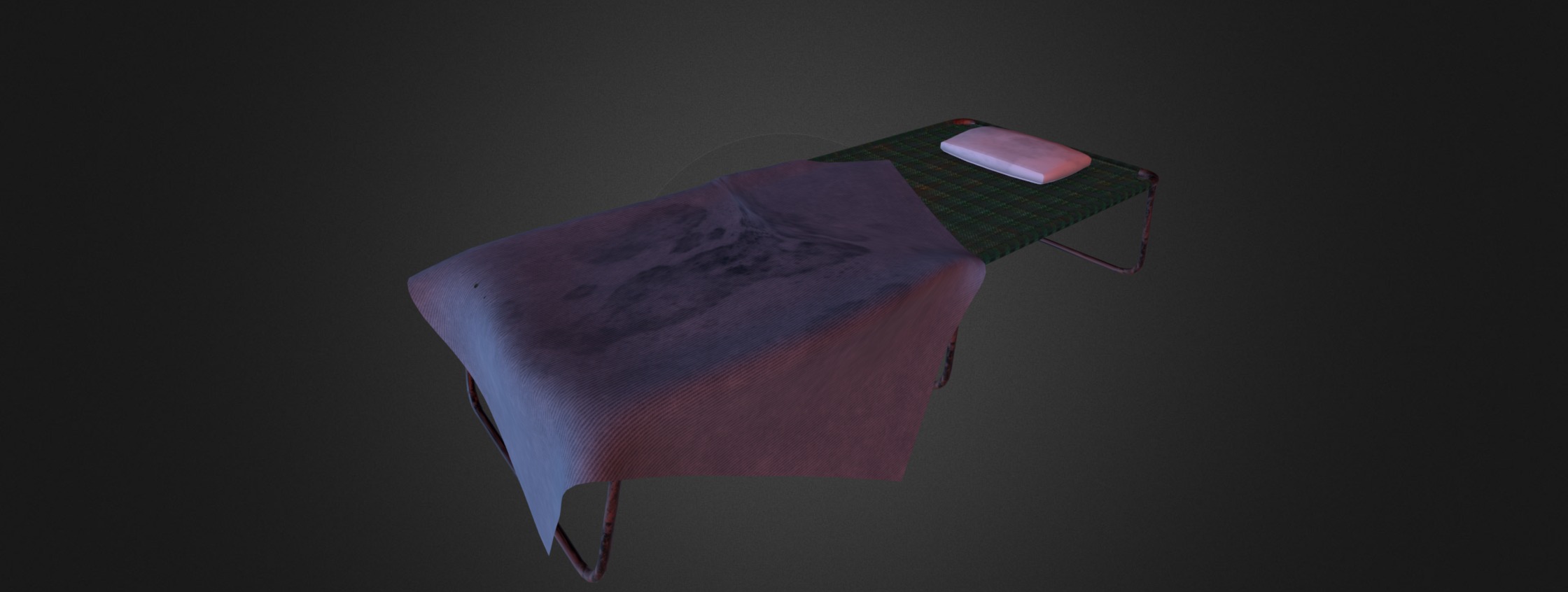 Bed Cot 3d Model By Art Of Mello Artofmello [50af1e9] Sketchfab