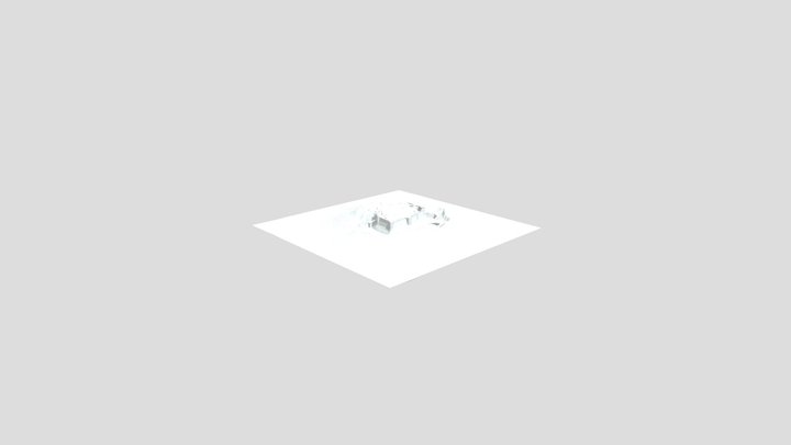 Meteor Crater 3D Model
