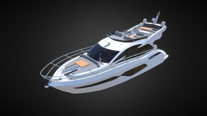 Yacht 3D Model