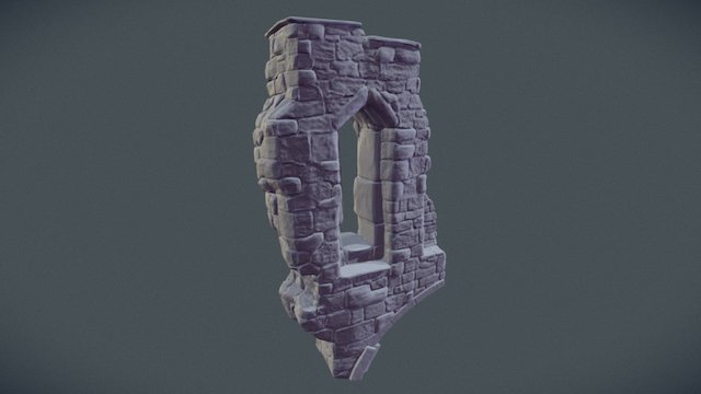 Archway Segment Sculpt (WIP) 3D Model