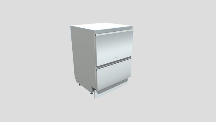 Double Door Dishwasher – Free 3D Model STL