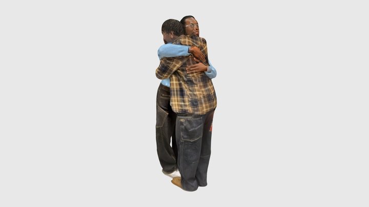 Emmanuel & Jones hug 3D Model