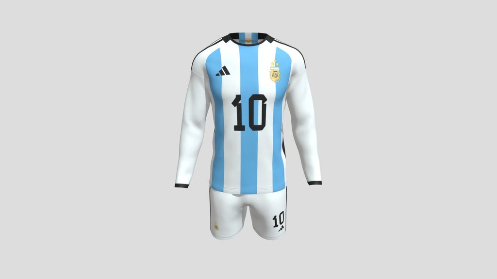 Argentina Soccer Jersey Kit