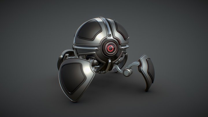 SphereBot 3D Model