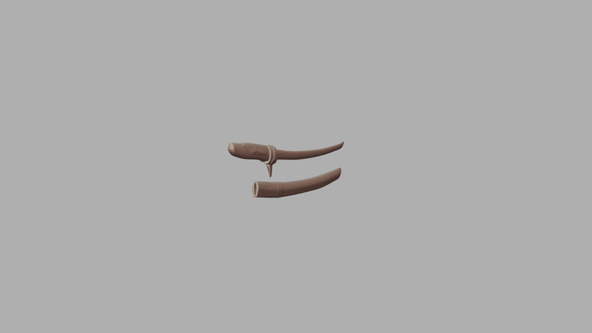 White Gray Katana