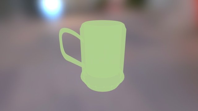 Beer Mug Jade 3D Model