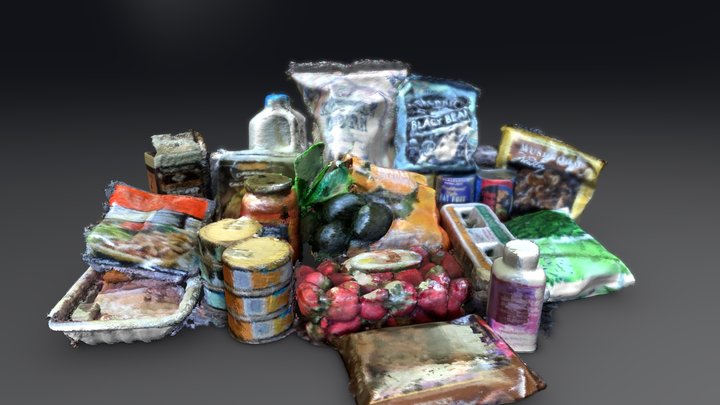My Trader Joe’s Haul 3D Model