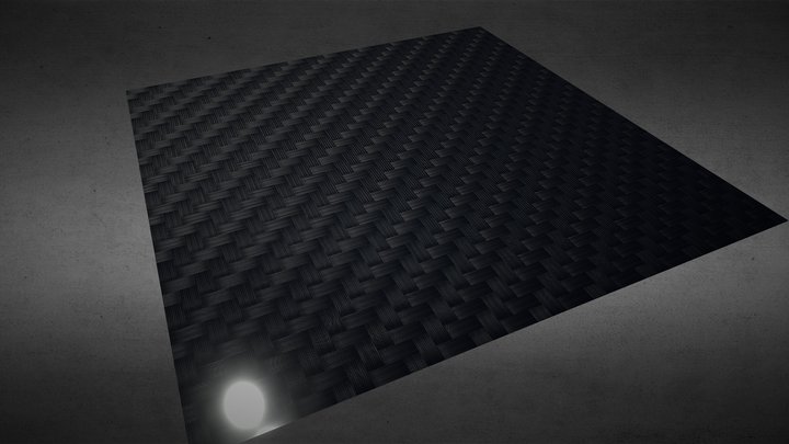 Carbon Fiber Texture 3D Model