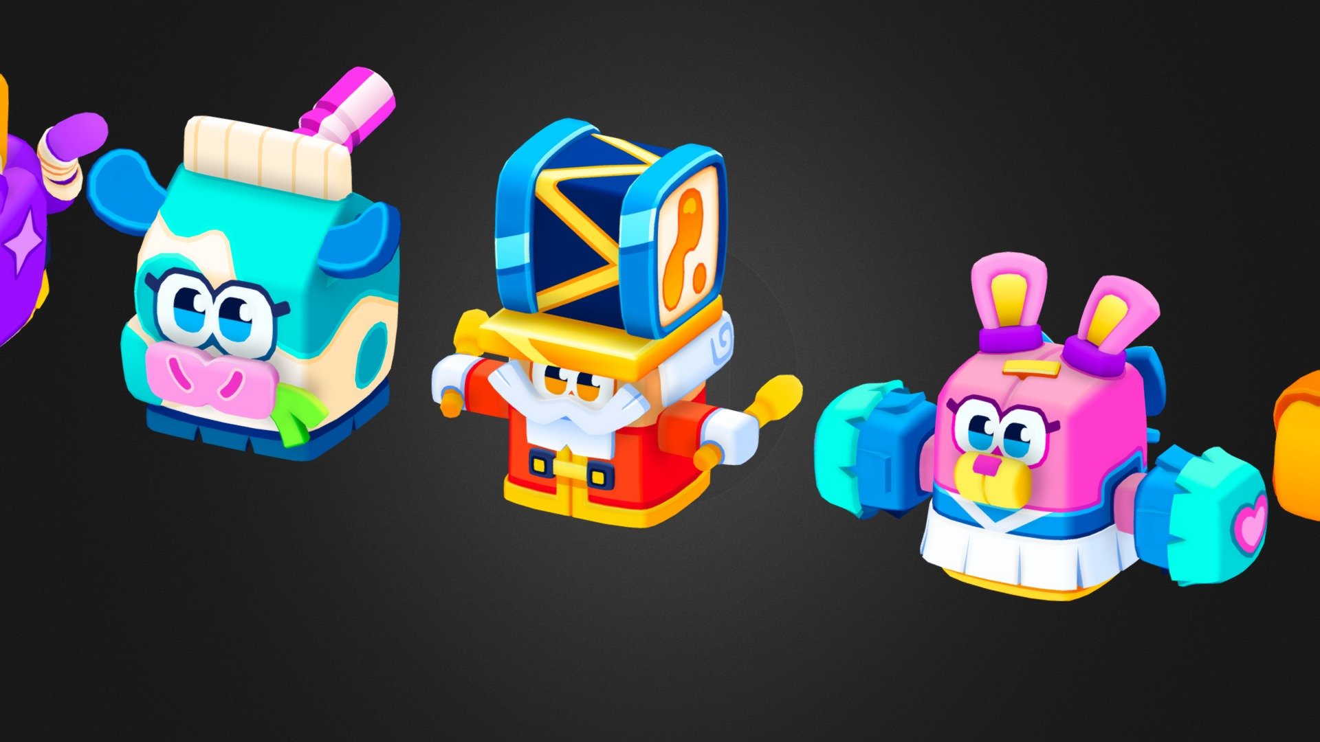 Characters for Paper.io 2 - 3D model by Vladilena Pozhidaeva ...