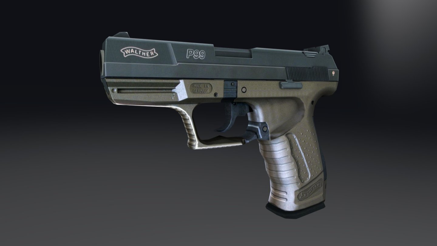 Walther P99 - 3D model by Kenshin1511 [50b6a6a] - Sketchfab