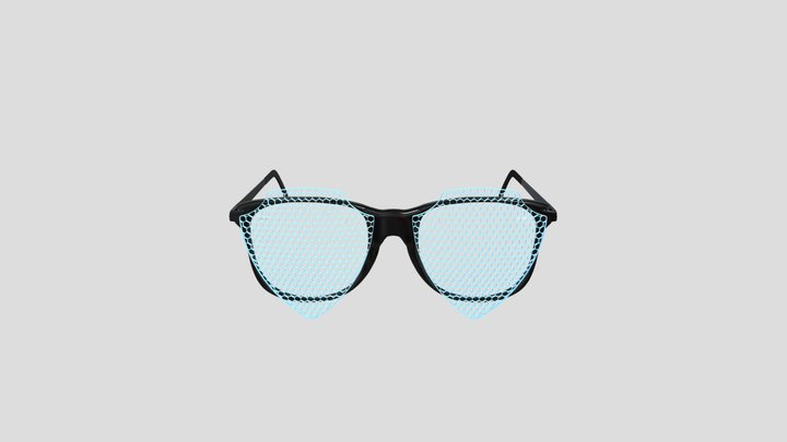 Spectacle 1 With Shield 3D Model