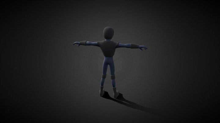 3D model Stealth Character 3D Model