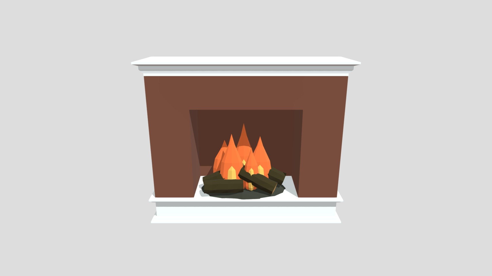 Fireplace from Poly by Google