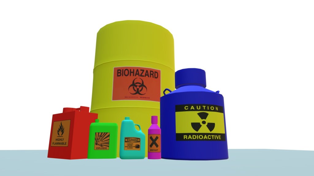 Chemical Hazard - 3D model by Lambda Software Innovations ...