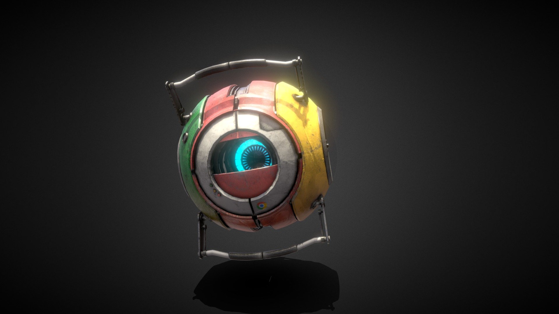 Google Personality Core (Portal 2) - 3D model by BubbleGumBoio [50b8fa7