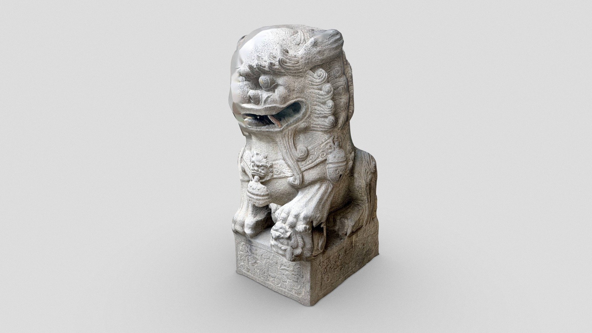 Lion statue - Dragon's Gate, San Francisco