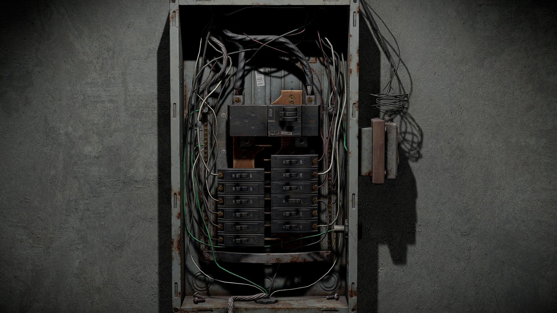 Circuit breaker box - 3D model by Mario Dalla Bona (@Macebo) [50ba732 ...