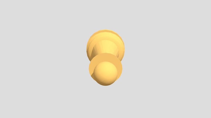 Chess Pawn 3D Model