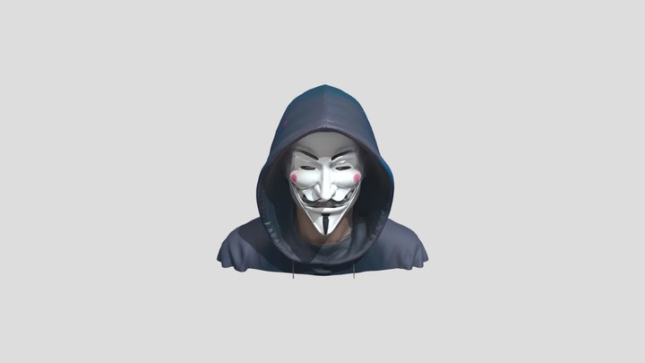 Anonymous mask – Modèle 3D gratuit STL