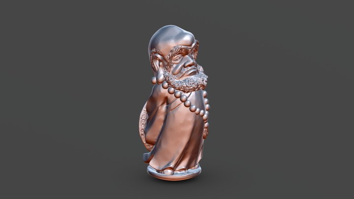 Bodhidharma 3D Model