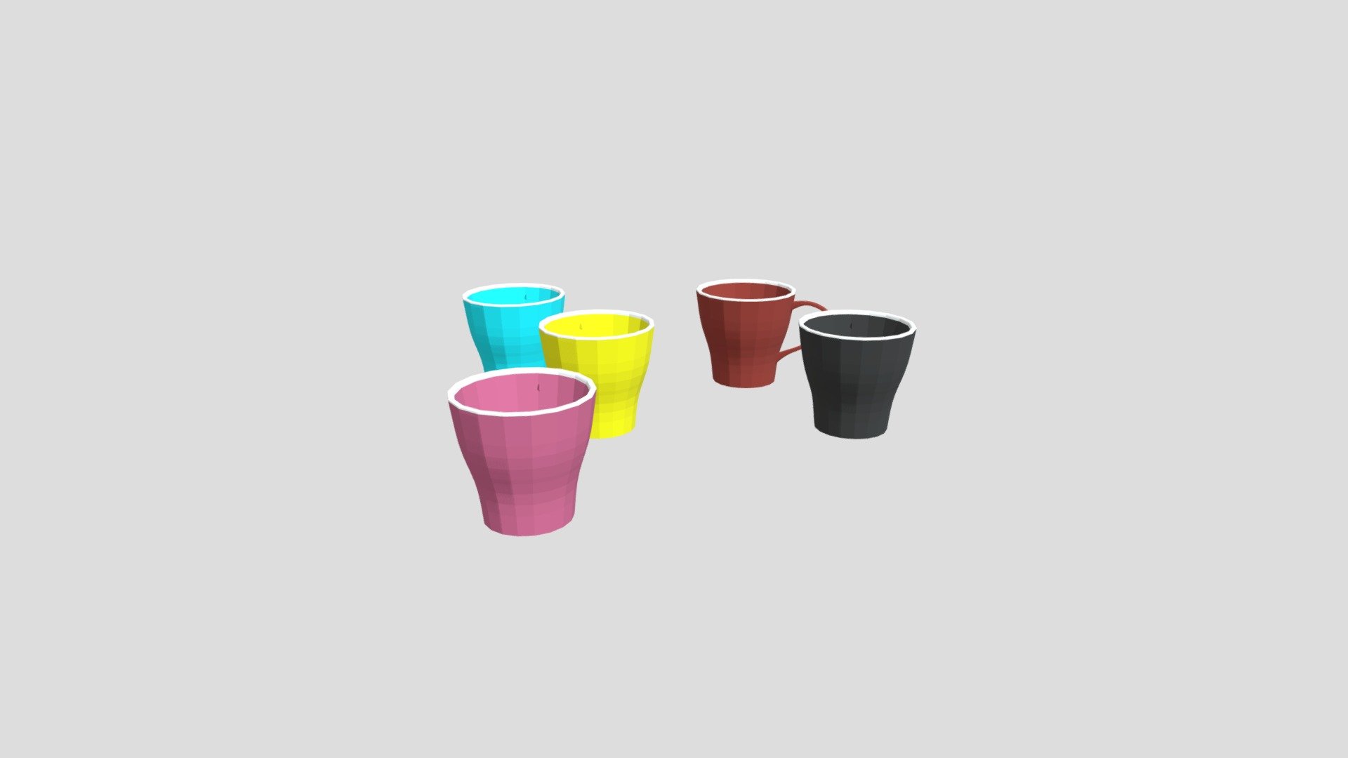 Cups from Poly by Google