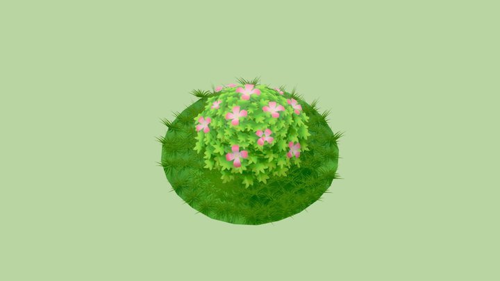 Flower bush 3D Model