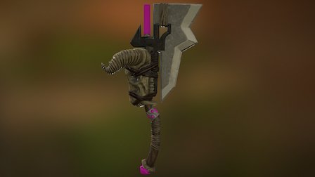 Stylized Axe 3D Model