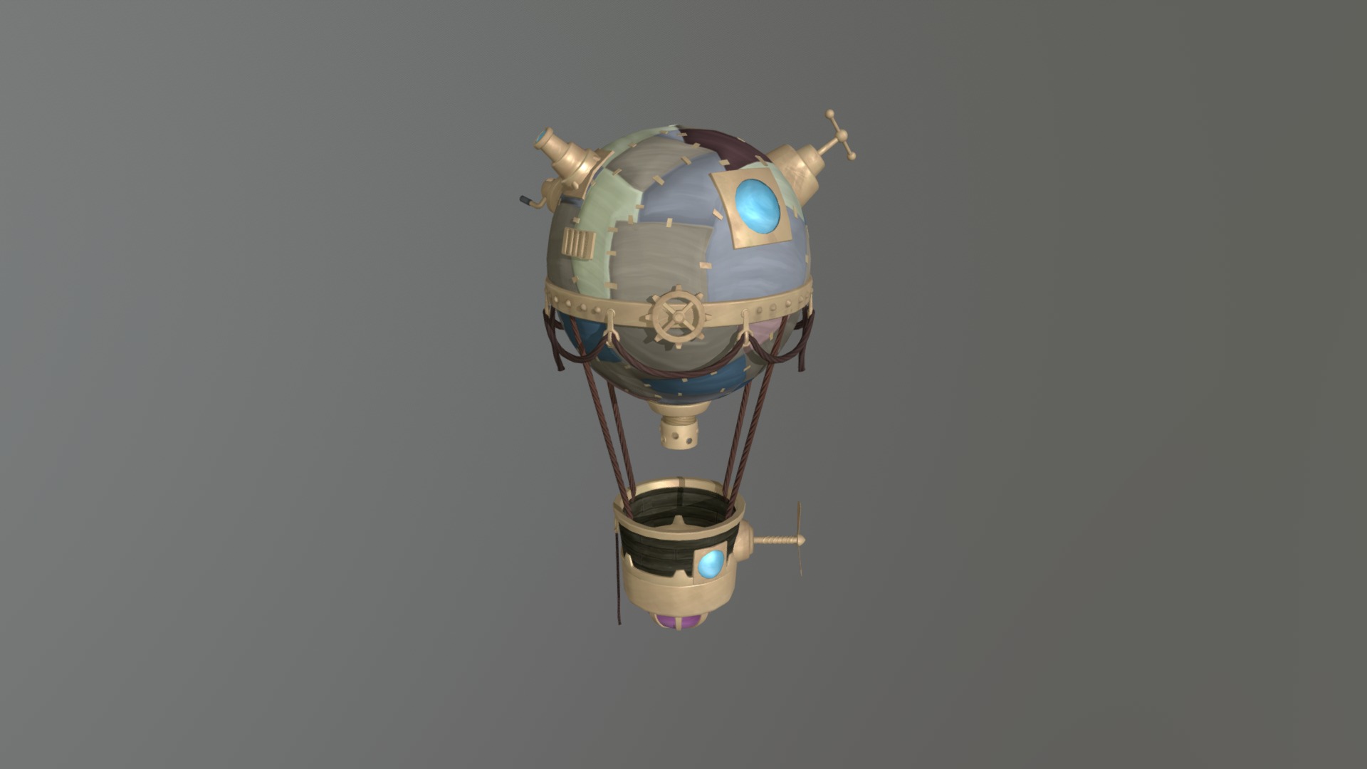 Balloon - 3D model by Ben (@Bengineer) [50bf7b0] - Sketchfab