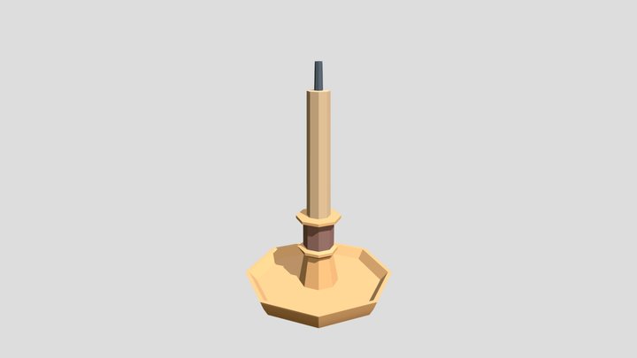 Candle 3D Model