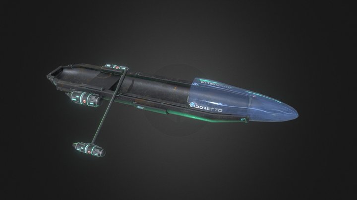 Cyberpunk Gondola 3D Model