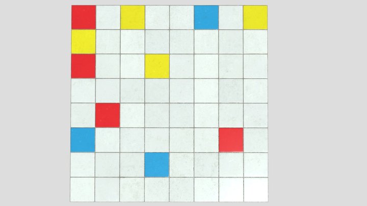 Poppy Playtime: Chapter 3 - Floor Tiles Clean 3D Model